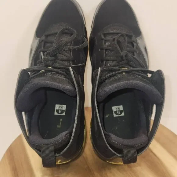 Air Jordan Flight Club 91 Black Metallic Gold Men's Size 11 - Picture 9 of 10